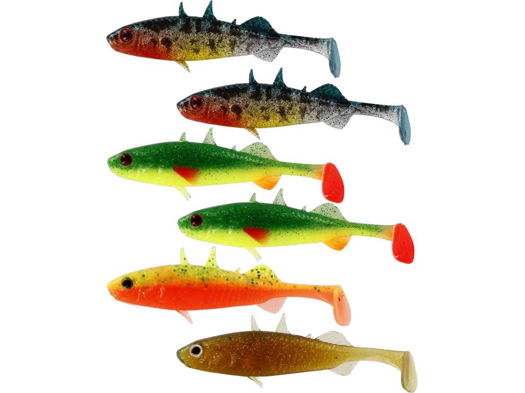 WESTIN STANLEY THE STICKLEBACK SHADTAIL 7.5CM 4G. 6KPL VÄRI MIX