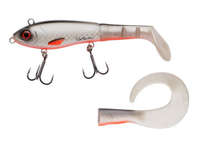 ABU GARCIA SVARTZONKER MCHYBRID 16.5CM 74G On todella pyytävä hybridiviehe / haukiviehe. Kaksi kiinnityskohtaa mahdollistavat säädettävän uinnin erilaisiin olosuhteisiin sekä pyrstö on myös vaihdettavissa sirppipyrstöön