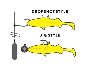 WESTIN STANLEY THE STICKLEBACK SHADTAIL 7.5CM 4G. 6KPL VÄRI MIX